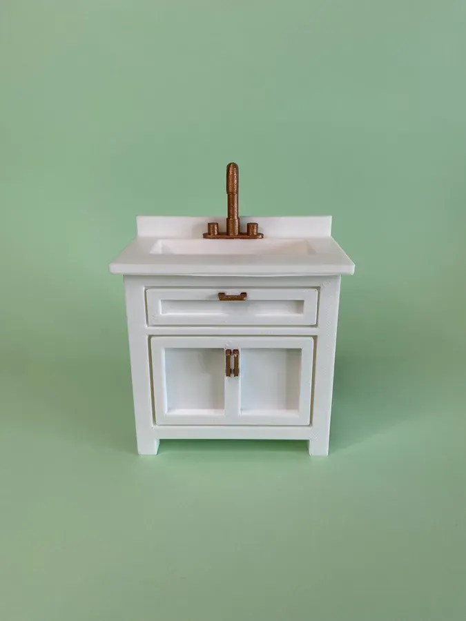 Miniature Bathroom Vanity