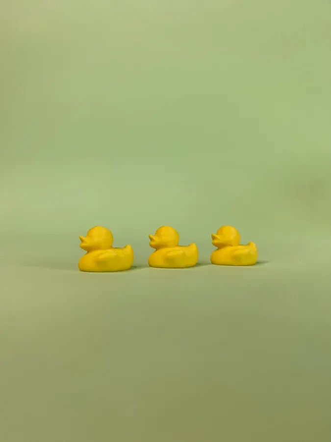 Mini Bath Ducks - Set of 4