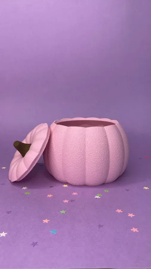 Large Lidded Pumpkin Box