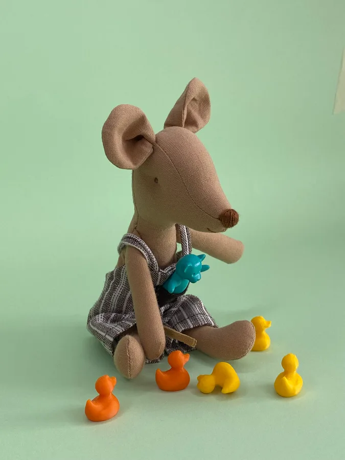Mini Ratinho com Jardineiras