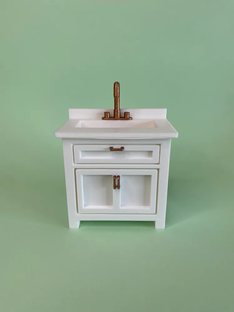 Miniature Bathroom Vanity