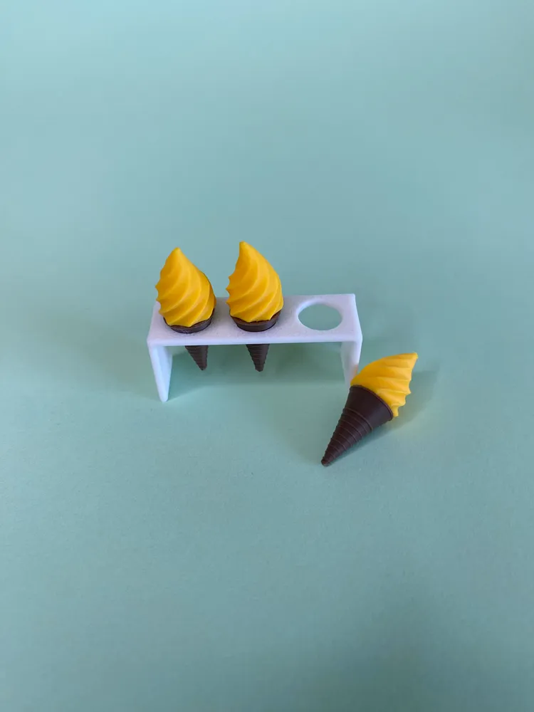 Mini Gelados com suporte