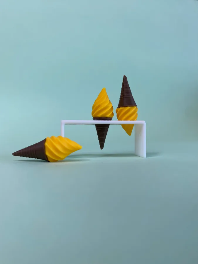 Mini Gelados com suporte