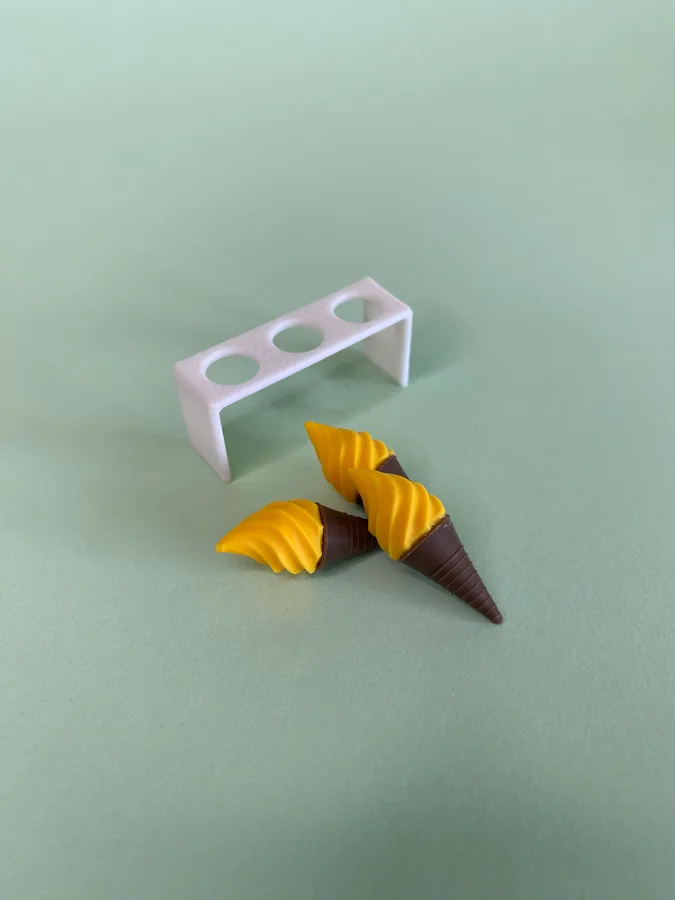 Mini Gelados com suporte