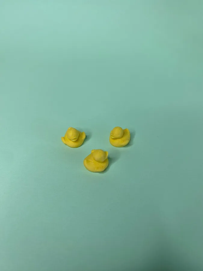 Conjunto de 4 Mini Patinhos de Banho