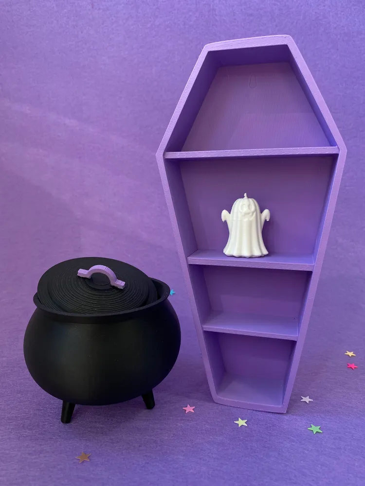 Miniature Coffin Shelving Unit