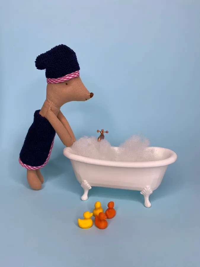 Banheira Clássica em Miniatura