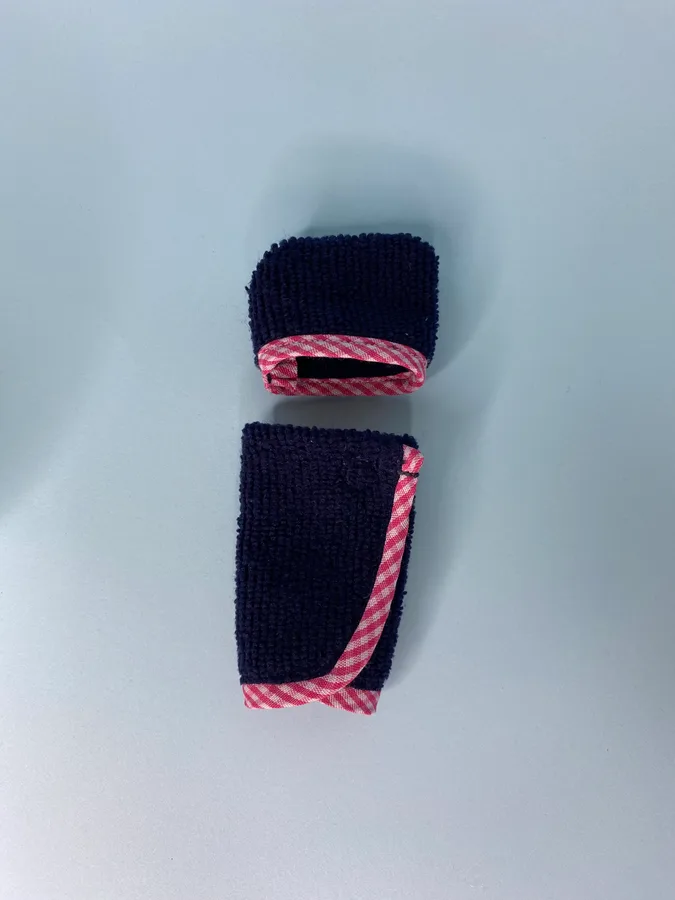 Terry Towel Wrap & Hair Turban Set for Mice