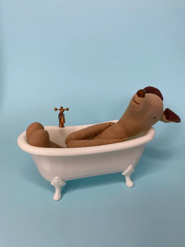 Banheira Clássica em Miniatura