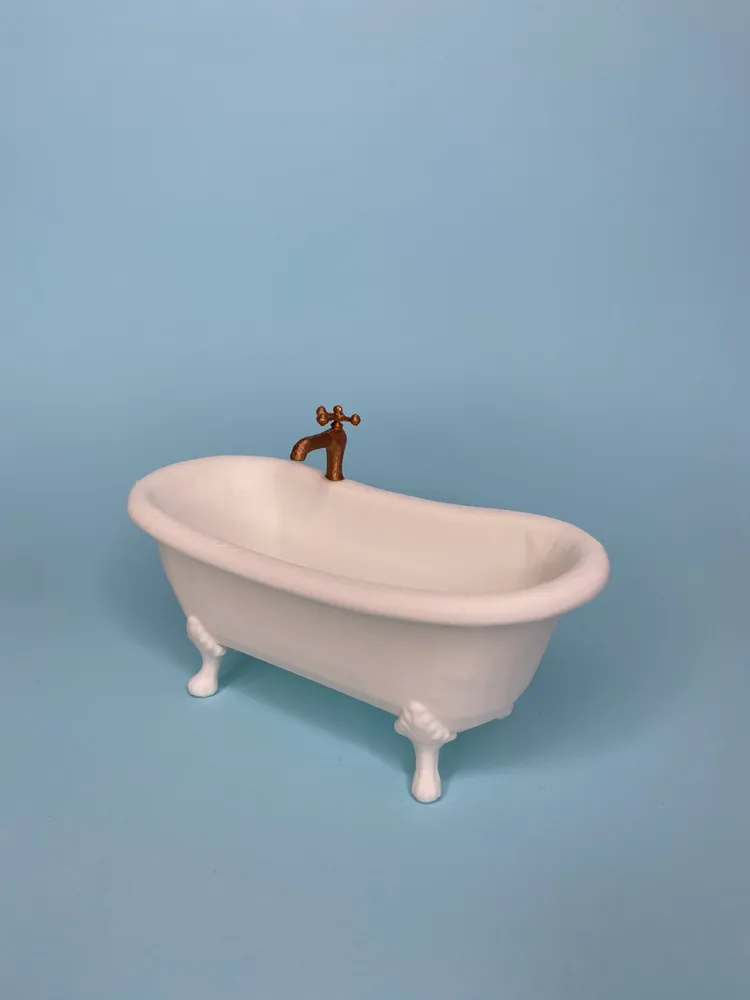 Banheira Clássica em Miniatura