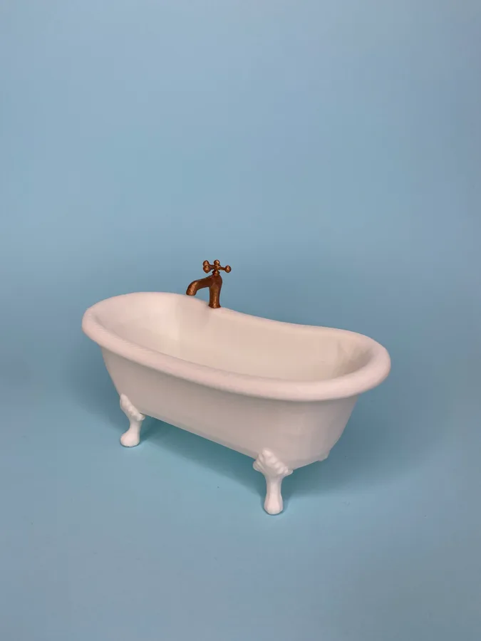 Banheira Clássica em Miniatura