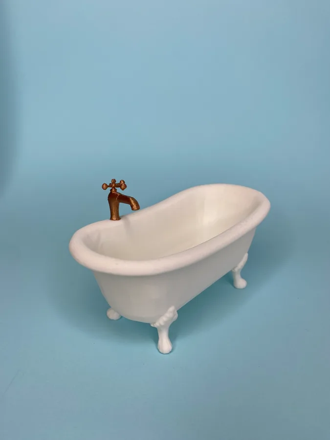 Banheira Clássica em Miniatura