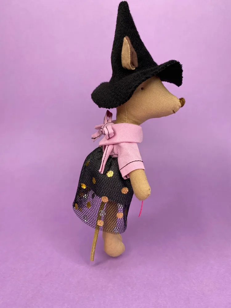 Pequena Bruxinha com Saia de Tule
