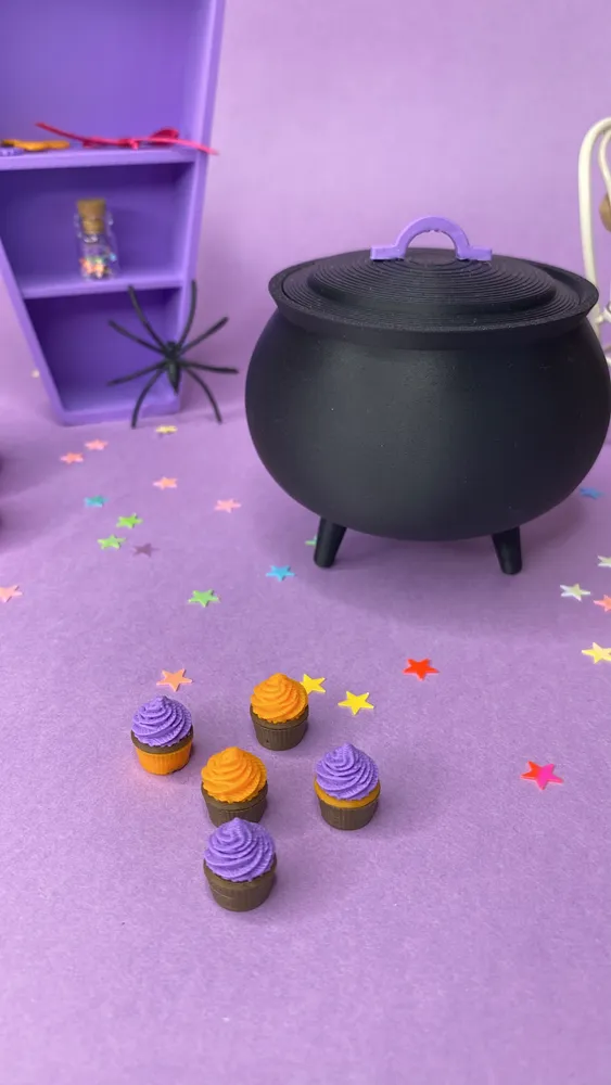 Mini Cupcakes de Halloween Magnéticos