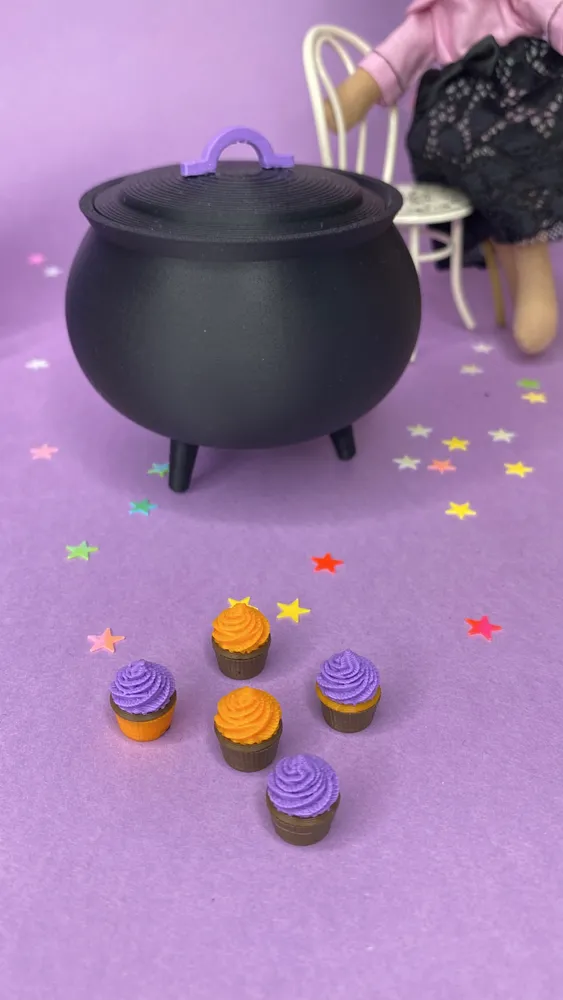 Mini Cupcakes de Halloween Magnéticos
