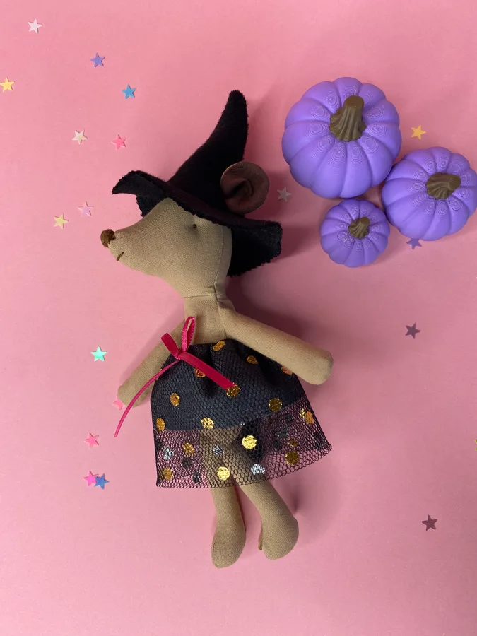 Little Witch in Tulle Skirt