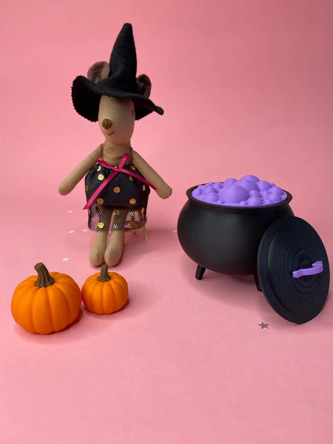 Little Witch in Tulle Skirt