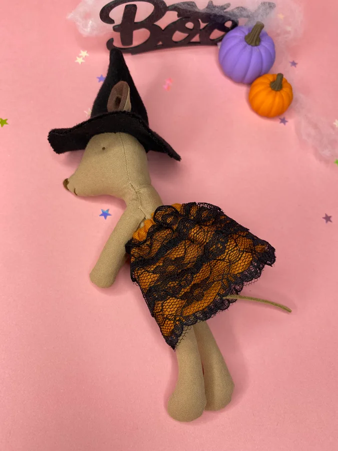 Little Witch Mini with Lace Skirt
