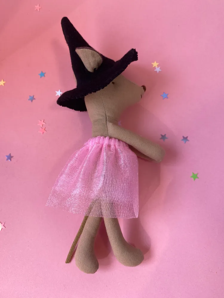 Minissaia de Bruxinha em Tule para Ratinhas