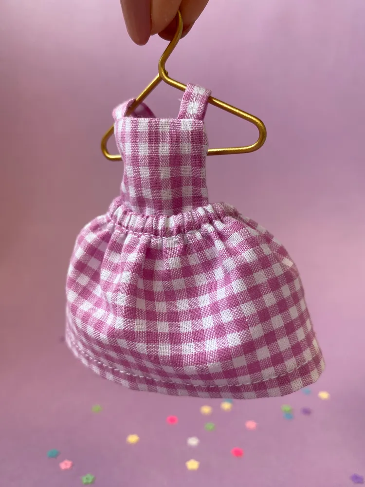 Gingham Dress for Mice
