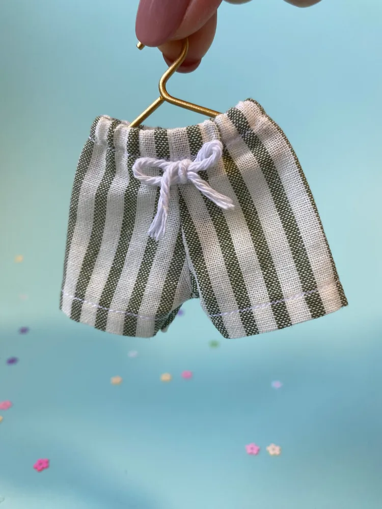 Striped Swim Shorts for Mice
