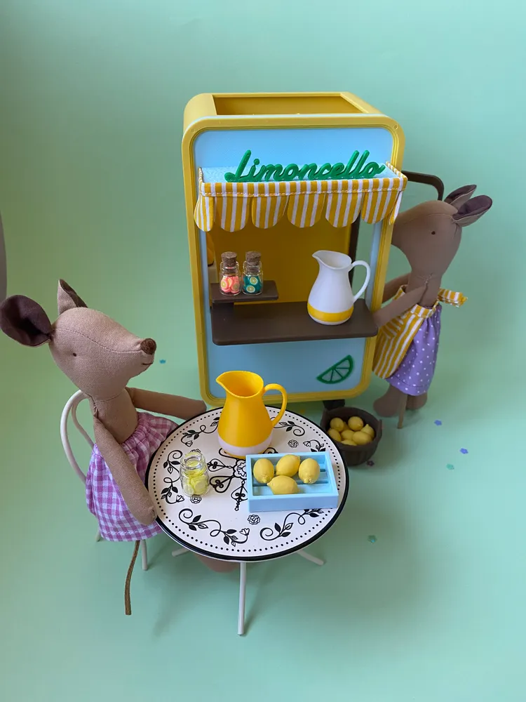 Carro de Mercadinho em Miniatura - Limoncello