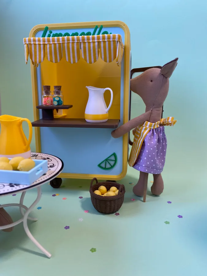 Carro de Mercadinho em Miniatura - Limoncello