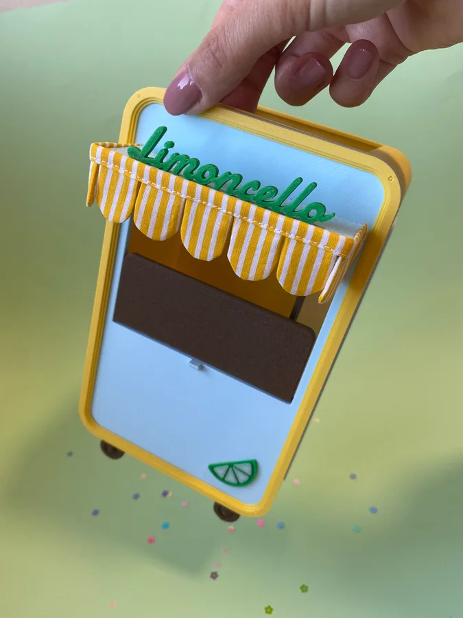 Carro de Mercadinho em Miniatura - Limoncello